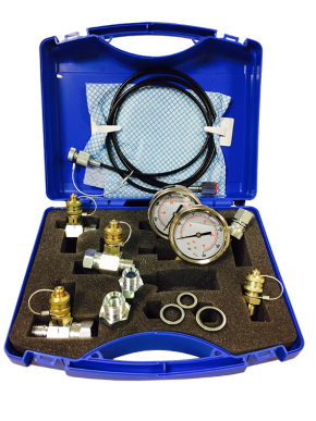 JCB style hydraulic pressure testing kit