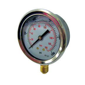 analogue bottom entry pressure gauge