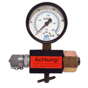 Gas charging pressure regulator