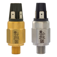 MS-PS Adjustable pressure switches with SPDT contacts