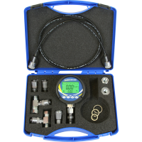 Digital gauge Minimess pressure test kit