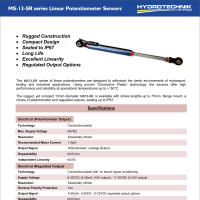 MS-19-M series Linear Potentiometer Sensors datasheet
