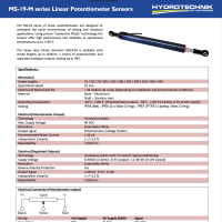 MS-19-M series Linear Potentiometer Sensors
