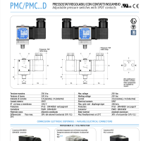 PMC/PMC...D Adjustable pressure switches with SPDT contacts