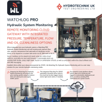 Watchlog Pro Hydraulic System Monitoring
