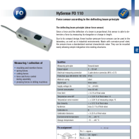FO110 Deflecting Beam Force Sensor datasheet thumbnail