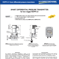 HDPM-21 Series Low Range Differential Pressure Transmitter datasheet thumbnaila