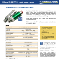 PR100 series ISDS 4-20mA datasheet thumbnail