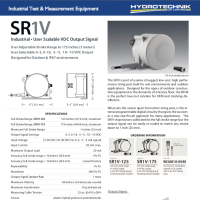 SR1V series string pot sensor
