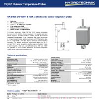 TSOP series ambient temperature probe datasheet thumbnail